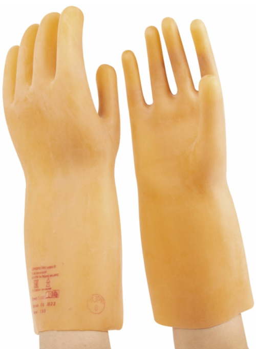 Перчатки диэлектрические АЗРИЭЛЕКТРО до 500 в